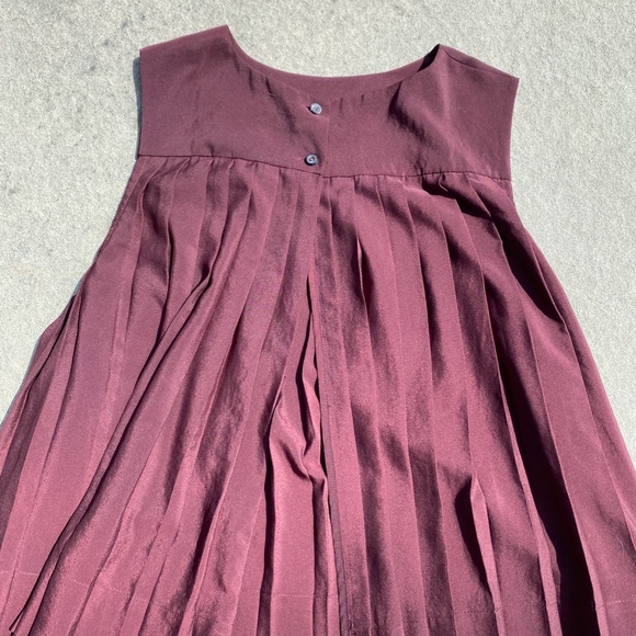 All Saints Blouse.  Burgundy.  Size 2 - Picture 3 of 4